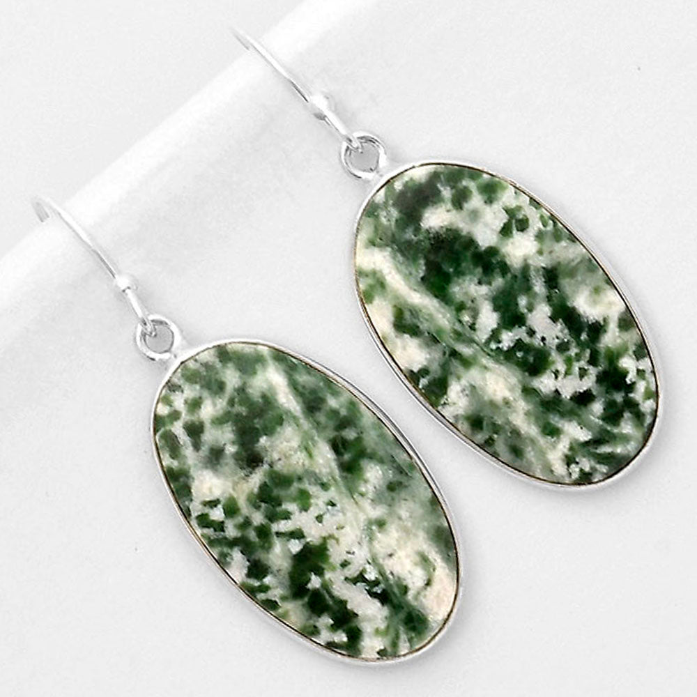Natural Dioptase Earrings E-1001 SDE66849-2