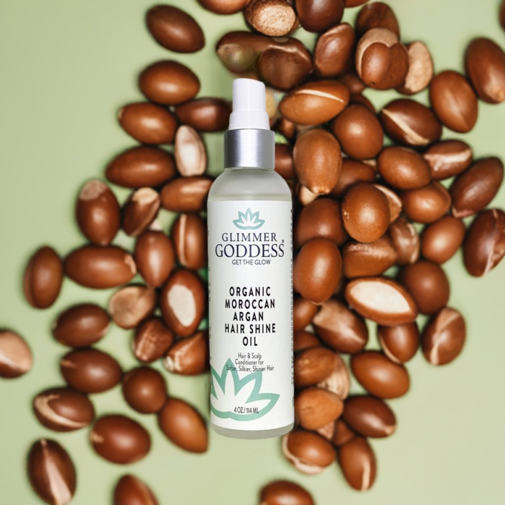Organic Moroccan Argan Oil Hair Shine Spray-4